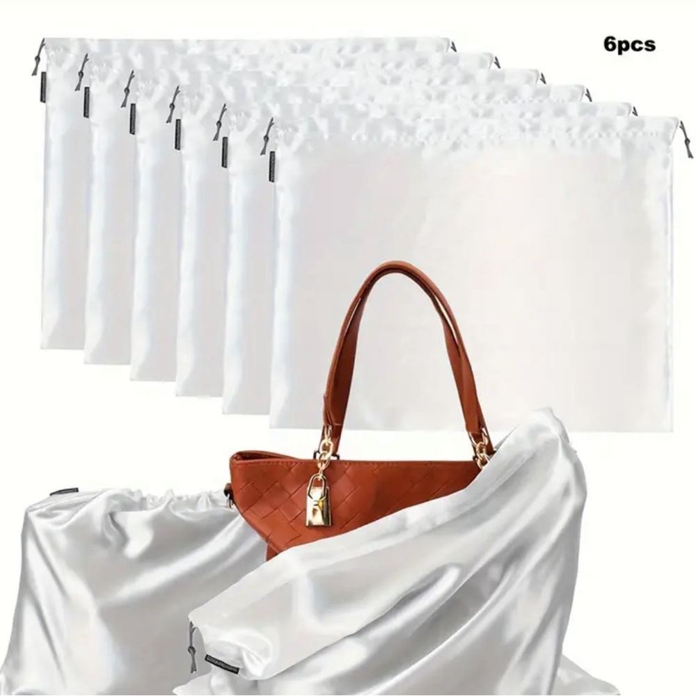 6pcs Premium Drawstring Dust Bags